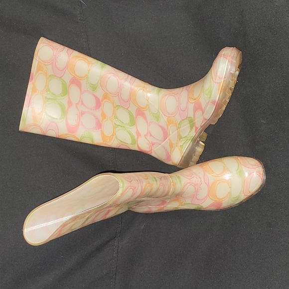 Authentic Coach Rainboots - Picture 2 of 5